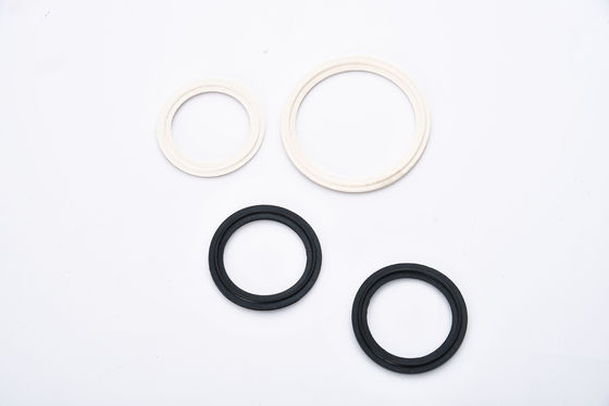 食品級 ホワイト トライ クランプ パイプ 衛生用 シリコン PTFE ガスケット