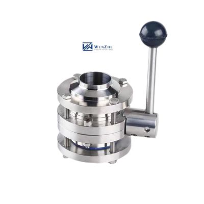 鋳造 SS304 316 316L ロック ハンドル フルポート 3 パーツ バット 溶接 バルブ 3A DIN SMS