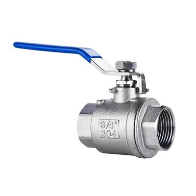 WZステンレス鋼 SS 304 316 NPT BSPスレッド2PCボールバルブ 長寿のためにカスタマイズ