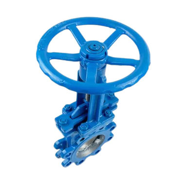 1/8"--4" 一般 PN16 DN150 工業用炭鋼泥ナイフゲートバルブ