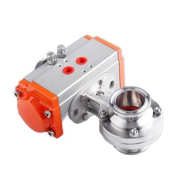 カスタマイズされたD681-Xステンレススチール301/304/316 氣動蝶閥