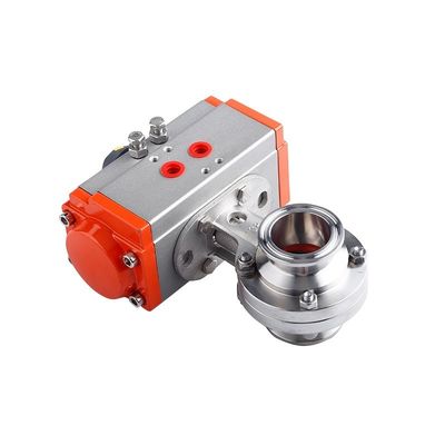 カスタマイズされたD681-Xステンレススチール301/304/316 氣動蝶閥