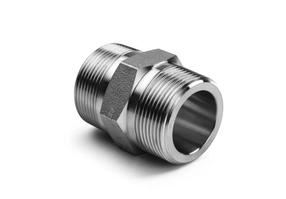 WZ ステンレス 鋼 高圧 ヘックス  Nipple BSP NPT 均質 男性 スレッド パイプ フィッティング