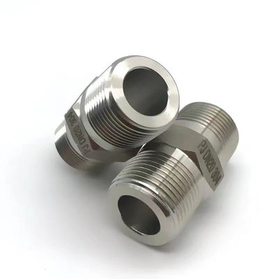 WZ ステンレス 鋼 高圧 ヘックス  Nipple BSP NPT 均質 男性 スレッド パイプ フィッティング