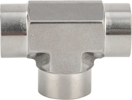 ステンレス鋼301 Tフィッティング 3 Way Connector 1/8" NPT 女性 × 1/8" NPT 女性 × 1/8" NPT 女性