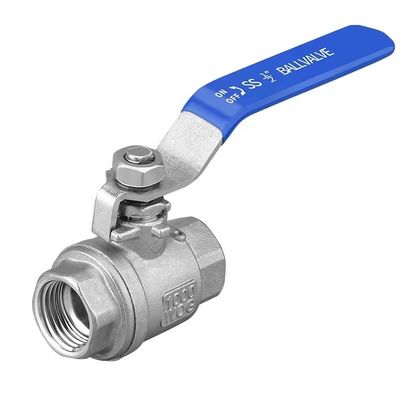 SS304 DN50 高温用女性用スレッド式手動制御ボールバルブ