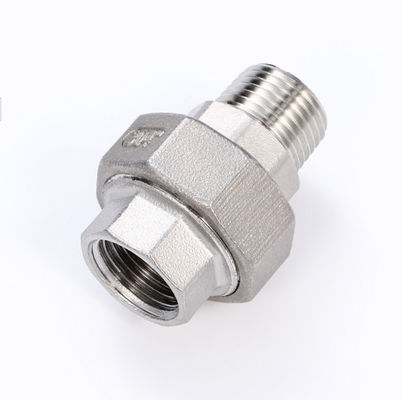 トップ- SS304 鋳造 男性 女性 組合 NPT スレッドソケット 溶接接続器 ヘクサゴン 組合