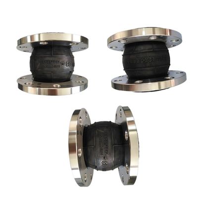 DN25-DN300 PN16 ステンレススチール 304 フランジ関節パイプ ゴム 柔軟なベロー EPDM 拡張関節