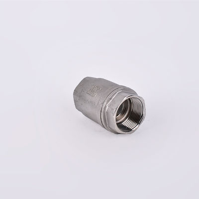 シルバー仕上げ 1/2''-3.0'' ステンレス鋼 NPT BSP 201 304 一方向の返却しないチェックバルブ