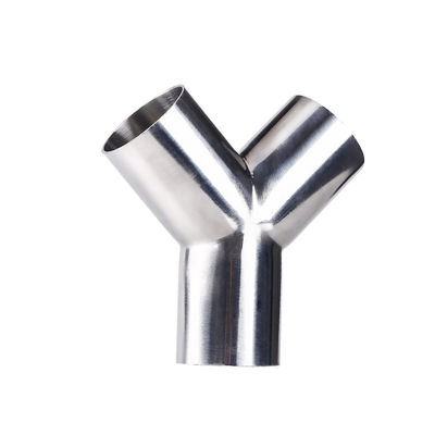 衛生用ステンレス鋼Y型 3 Way Tee接続器
