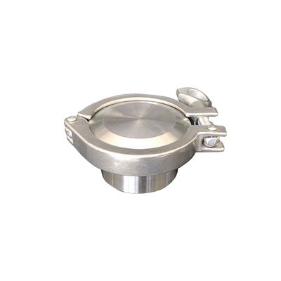 オーダーメイド 丸型ヘッド コード 衛生用 304/316L ステンレス 鋼 1.5 トライ クランプ フェルール エンド キャップ