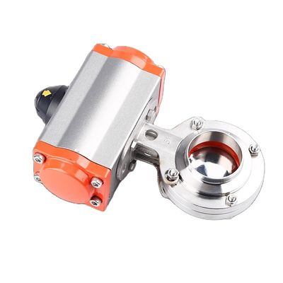 食品級 衛生用 不oxidable 304/316l パネウマティック 動作 溶接 バターフライ バルブ 高温 2/3 インチ