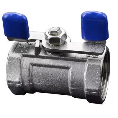 1/4''-4.0'' ステンレス鋼 1PC バターフライハンドル ミニボールバルブ 糸末 NPT BSPT