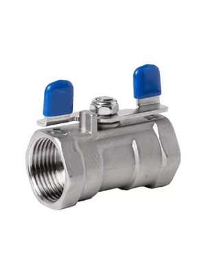 1/4''-4.0'' ステンレス鋼 1PC バターフライハンドル ミニボールバルブ 糸末 NPT BSPT
