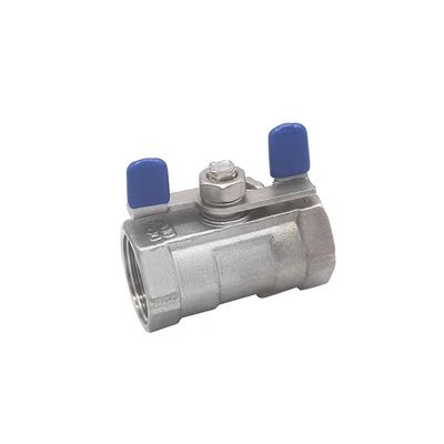 1/4''-4.0'' ステンレス鋼 1PC バターフライハンドル ミニボールバルブ 糸末 NPT BSPT