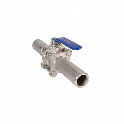 1000WOG PN16-PN64 鍵付きレバー 手動延長 バット 溶接ボールバルブ Q61F