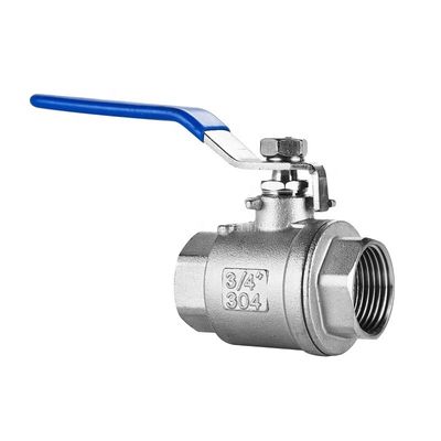 3/8" Ss304 ロープ接続3A DIN NPT BSPT BSPP付きの正気圧ボールバルブ