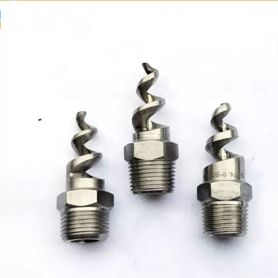 1/4"-2"ステンレス鋼 316SS 正確な鋳造アプリケーションのためのフルコーンスピラルノズル