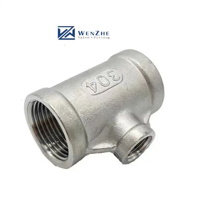 ステンレス鋼のフィッティング コンネクタジョイント NPT BSPT 減速器 Tee クロス 円形結合 M/F