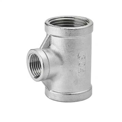ステンレス鋼のフィッティング コンネクタジョイント NPT BSPT 減速器 Tee クロス 円形結合 M/F