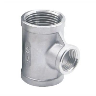 ステンレス鋼のフィッティング コンネクタジョイント NPT BSPT 減速器 Tee クロス 円形結合 M/F