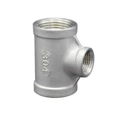 ステンレス鋼のフィッティング コンネクタジョイント NPT BSPT 減速器 Tee クロス 円形結合 M/F