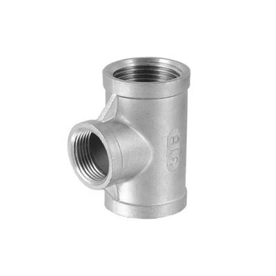 ステンレス鋼のフィッティング コンネクタジョイント NPT BSPT 減速器 Tee クロス 円形結合 M/F