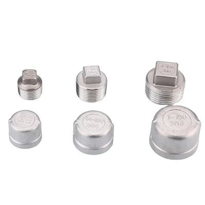 女性用 NPT BSPT BSP スレッド型丸型キャップ 産業用・農業用