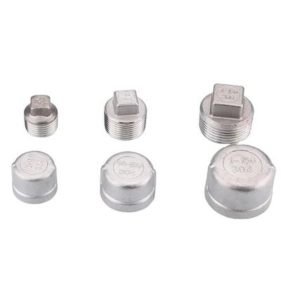 女性用 NPT BSPT BSP スレッド型丸型キャップ 産業用・農業用