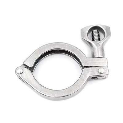 CLAMP 接続 衛生用ステンレス SS304 SS316L トリ・クランプ シングルピン OEM サポート