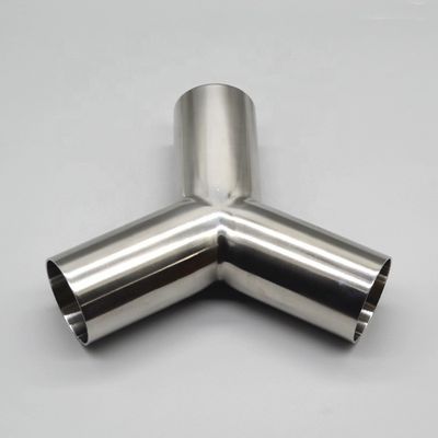 保証ステンレス鋼304 316パイプフィッティング 45度 Tee Yタイプ Tee 均質鋳造