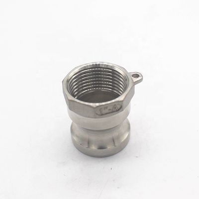 SS 304 316 水ガスオイル用カムロック・クイック・コネクタ NPT BSP 1/4"-4" 丸型ヘッドコード