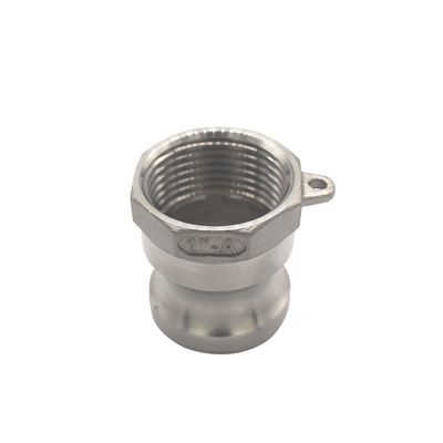 SS 304 316 水ガスオイル用カムロック・クイック・コネクタ NPT BSP 1/4"-4" 丸型ヘッドコード