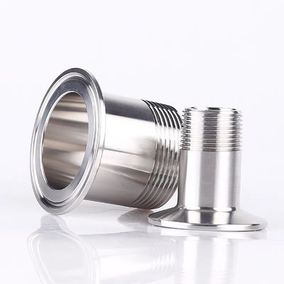 衛生用ステンレス鋼 304 Tri Clamp Bsp パイプフィッティング 男性用スレッドカップリング 鍛造