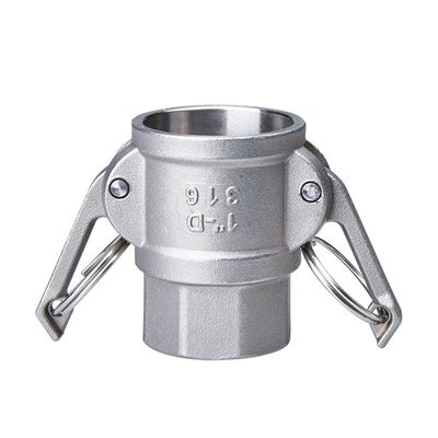 オーダーメイド SS 304 316 D 型 カムロック・クイック・コネクタ 水ガスオイル NPT BSP 1/4"-4