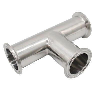 オイル・ウォーター・ガス 3A DIN 円筒型ヘッドコード SS316L 304 衛生標準クランプ Tee 1/4''-6