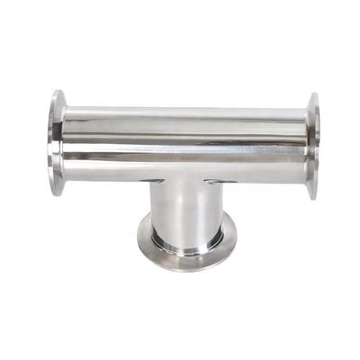 オイル・ウォーター・ガス 3A DIN 円筒型ヘッドコード SS316L 304 衛生標準クランプ Tee 1/4''-6