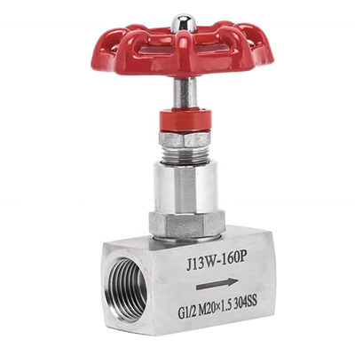 シルバー 304 316 ステンレス 鋼 J13W-160P 針弁 内糸針弁