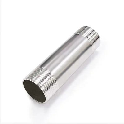 SS316 導管 乳首 50mm-200mm NPT BSPP BSPT G 糸付き 1-1/4''-4.0'