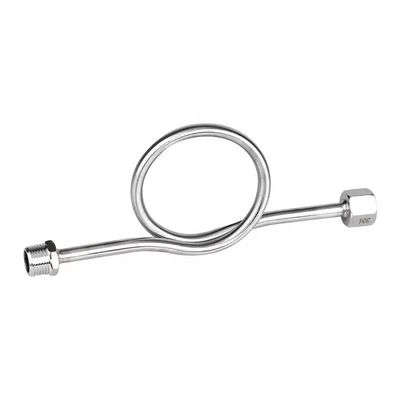 SS304 316 316L 丸いリング 6000 PSI 1/2 NPT BSPT スウィーブル圧力計 スナッバーシフォンチューブ